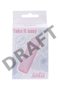 Розовая перезаряжаемая вибропуля Gala