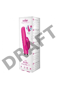 Розовый вибратор-кролик The Mini Rabbit - 13,9 см.
