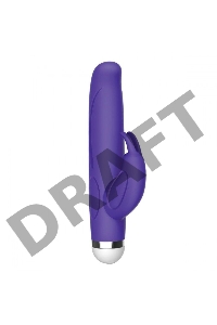 Фиолетовый вибратор-кролик The Mini Rabbit - 13,9 см.