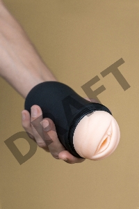 Мастурбатор Girl, цвет черный  (SOLAR MEN)