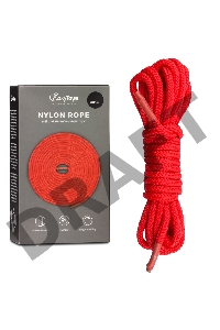 Красная веревка для связывания Nylon Rope - 5 м.