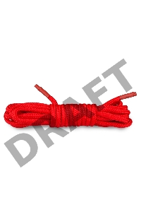 Красная веревка для связывания Nylon Rope - 5 м.