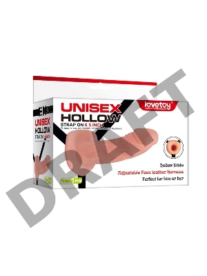 Полый универсальный страпон Unisex Hollow Strap On