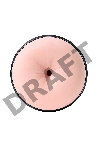 Мастурбатор Mystim Opus E Anus, TPE, телесный, 21,5 см