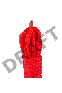 Красная веревка для связывания Nylon Rope - 5 м.