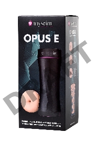 Мастурбатор Mystim Opus E Anus, TPE, телесный, 21,5 см