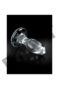 Стеклянная пробка с силиконовой присоской, прозрачная