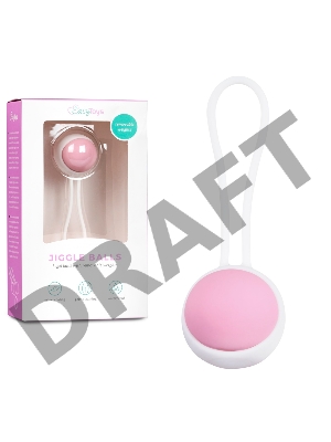 Вагинальный шарик Jiggle Balls с петлёй