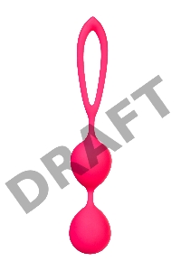 Вагинальные шарики A-Toys by TOYFA Rai, силикон, розовые, 17 см