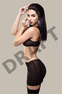 Юбка-пояс для чулок Waname Subtlety черная (46-48)