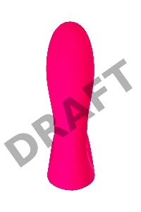 Вибратор Flexer Lovense, силикон, розовый, 10,1 см