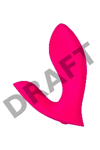 Вибратор Flexer Lovense, силикон, розовый, 10,1 см