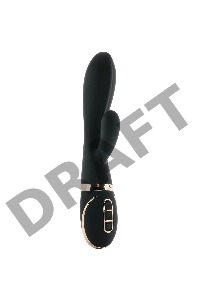 Черный вибратор-кролик Dual Stim Rabbit Vibrator