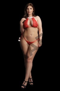 Пикантный комплект белья Snow Angel Lace Lingerie Set