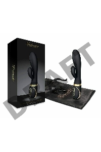 Черный вибратор-кролик Dual Stim Rabbit Vibrator