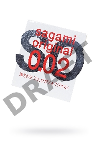 Презервативы Sagami Original 0.02  УЛЬТРАТОНКИЕ,гладкие №1