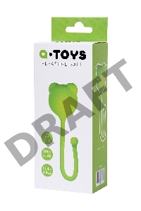 Вагинальный шарик A-Toys by TOYFA Tigo, силикон, зеленый, 12,4 см Ø 2,7 см