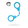 Силиконовые наручники A-Toys by TOYFA Celet, силикон, голубые, 33 см
