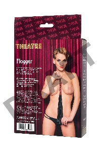 Флоггер TOYFA Theatre из материала с 3d эффектом, красный