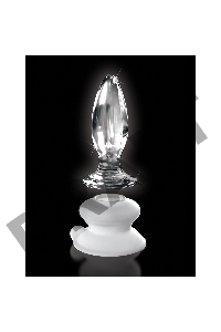 Стеклянная пробка с силиконовой присоской, прозрачная