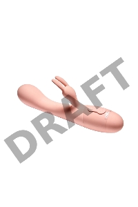 Вибратор кролик Naya, цвет персиковый (SOLAR collection)