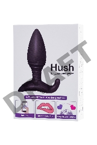 Анальная втулка LOVENSE Hush (S), силикон, черная, 12,1 см