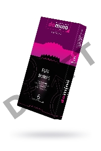 Презервативы Luxe DOMINO CLASSIC Fun Bumps 6 шт, 18 см