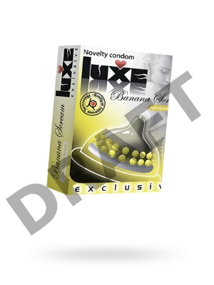 Презервативы Luxe Exclusive Кричащий банан №1, 1 шт, 18 см
