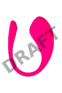 Виброяйцо LOVENSE Lush 3, силикон, розовый, 18 см