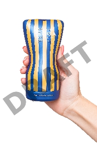 Нереалистичный мастурбатор TENGA  Soft Case CUP, TPE, белый, 15,5 см