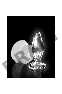 Стеклянная пробка с силиконовой присоской, прозрачная