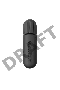 Вибропуля Bathmate Vibe Bullet Black, перезаряжаемая, водонепронецаемая, пластик, черная