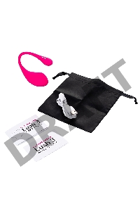 Виброяйцо LOVENSE Lush 3, силикон, розовый, 18 см