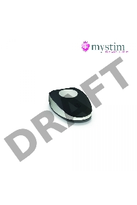 Черная пробка Mystim Rocking Vibe S с возможностью подключения к электростимулятору - 9,7 см.