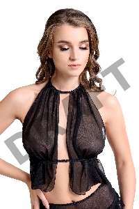 Бралетт с пояском Erolanta Clara, черный (48-52)