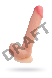 Фаллоимитатор RealStick Silicone Ryan G, телесный, 22,5 см