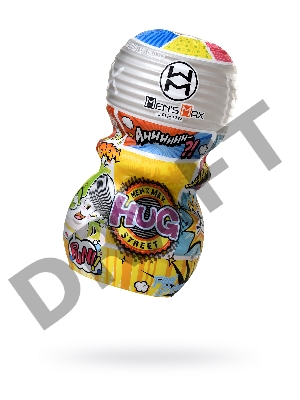 Мастурбатор нереалистичный, HUG STREET, MensMax, TPE, белый, 16 см