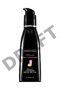 Лубрикант WICKED AQUA Pink Lemonade, со вкусом розового лимонада, 60 мл