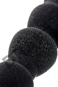 Анальная цепочка Toyfa A-toys Cheran, силикон, черный, 32,7 см