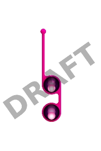 PrettyLove Kegel Tighten Up III, вагинальные шарики на сцепке