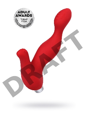 Вибростимулятор простаты ToDo by Toyfa Proman, силикон, красный, 12,5 см