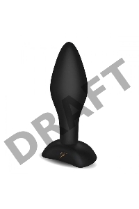 Черная силиконовая мини-пробка Silicone Butt Plug