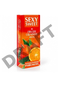 Парфюмированное средство для тела с феромонами Sexy Sweet с ароматом апельсина - 10 мл.