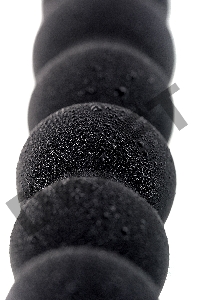 Анальная цепочка Toyfa A-toys Cheran, силикон, черный, 32,7 см