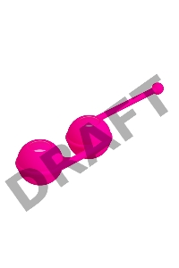 PrettyLove Kegel Tighten Up III, вагинальные шарики на сцепке
