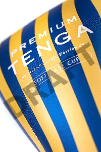 Нереалистичный мастурбатор TENGA  Soft Case CUP, TPE, белый, 15,5 см