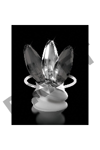 Стеклянная пробка с силиконовой присоской, прозрачная