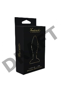 Черная силиконовая мини-пробка Silicone Butt Plug