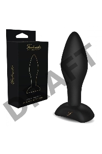 Черная силиконовая мини-пробка Silicone Butt Plug