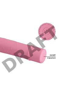 Мини вибромассажер Prettylove Vic с выделенными венками и головкой